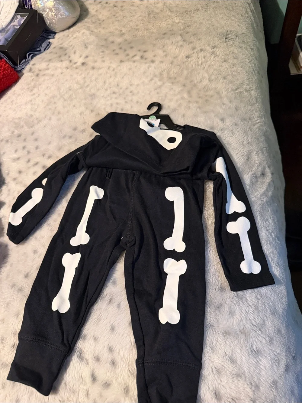 Carter's black Skeleton & Halloween Graphic Baby Pajama Set